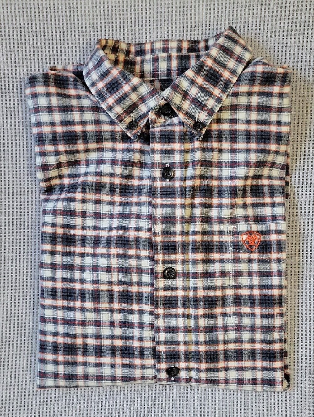 Ariat Pro Series Boys Plaid Button-Down Shirt